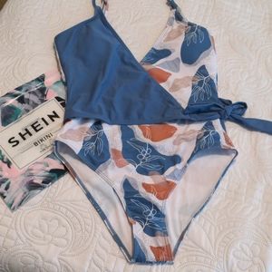 shein floral monokini once piece BNWT